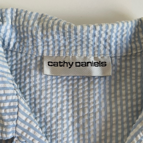 Seersucker set with palm tree motif - Picture 4 of 7